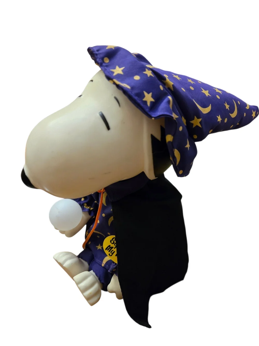 Vintage 1997 Peanuts Dancing Snoopy Halloween Fortune Teller